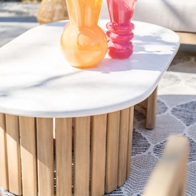 Garden Impressions Sirocco loungeset 4-delig rechts - acacia white wash