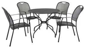 Kettler Kos tuinset + strekmetaal tafel 90 cm.