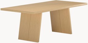 Eettafel Logga met houtlook, 210 x 100 cm