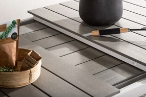 The Outsider Uitschuifbare Tuintafel - Thijs -  230/310cm  - Wit/Grijs - The Outsider