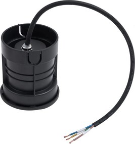 Set van 6 moderne grondspots zwart GU10 50mm 4-lichts effect IP65 - Cellar