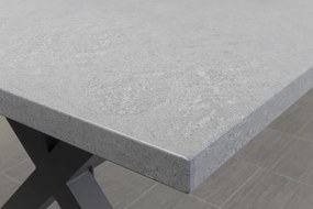Lucca dark grey/Verona antraciet 220 cm. tuinset - 7-delig