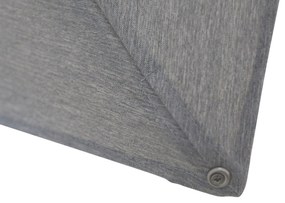 Zweefparasol  3x3.5m S2 Excellent (incl. voet + hoes) Grijs-antraciet Camello Luna