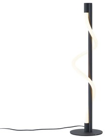 Moderne tafellamp zwart incl. LED 3-staps dimbaar - Twirl