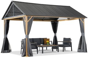 Teramo Premium 3x4 Tuinpunt metalen tuinhuisje