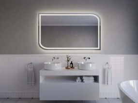 Atypische badkamerspiegel met LED verlichting A7