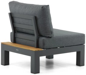 Loungeset 6 personen Aluminium/Teak Grijs Lifestyle Garden Furniture Vittoria