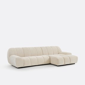 Vintage ribfluwelen hoekbank, Nuria