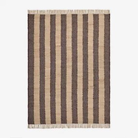 Serilda Jute- En Katoenen Vloerkleed Bruin – Koffie & 300 X 200 Cm - Sklum