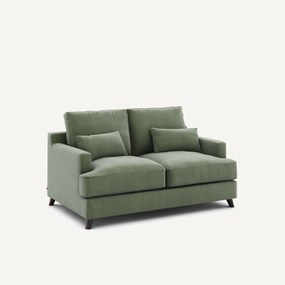 Compacte bank in fluweel, Alwine