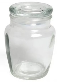 Kruidenpotje met glazen deksel, taps, 150 ml
