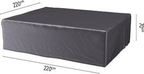 Platinum Aerocover loungesethoes - Ademende hoes voor loungeset 220 x 220 x H70cm