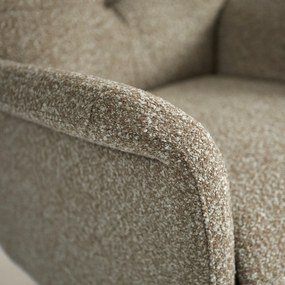 Relaxfauteuil Elektrisch Taupe Stof