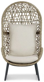 Coco Corso Strandstoel Aluminium/wicker Taupe