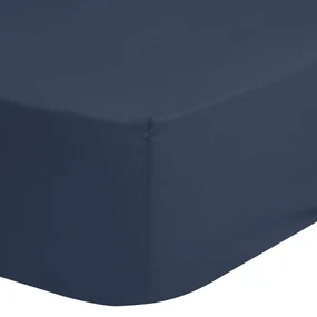 HIP Hoeslaken 90x200 cm donkerblauw
