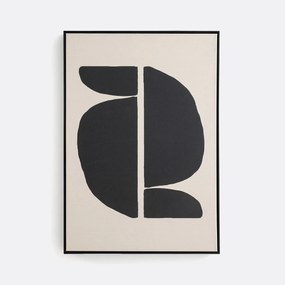 Doek in bedrukt linnen 70x100 cm, Lodga