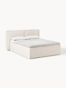 Bouclé boxspring bed Lennon