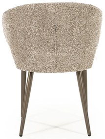 Eleonora Mateo Bruin Potige Eetstoel Taupe