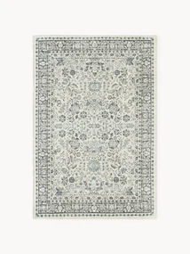 Handgeweven outdoor vloerkleed Tiara met vintage patroon