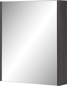 Saqu spiegelkast 60x14x70cm gebrand zwart