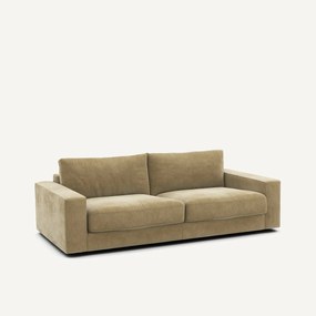 Slaapbank in stonewashed fluweel, SKANDER