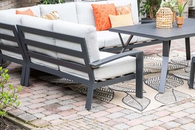 Garden Impressions Camilo lounge dining set 6-delig rechts - donker grijs