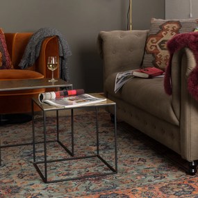 Dutchbone Saffra Vierkante Messing Nesttafels