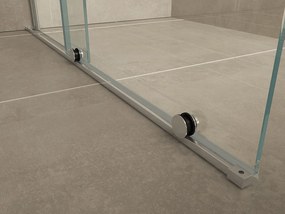 Mueller inloopdouche schuifdeur op rail 100x200cm