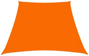 vidaXL Zonnescherm trapezium 3/4x3 m oxford stof oranje