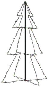 vidaXL Kegelkerstboom 160 LED's binnen en buiten 78x120 cm