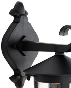 Klassieke buiten wandlantaarn zwart IP44 - Herb