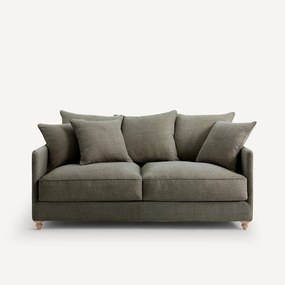 Compacte omvormbare bank van katoen en linnen, Lazare