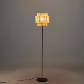 Staande lamp in ijzer en hennep, Yaku