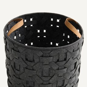 Mand van geweven vilt, 35,5 cm hoog, SÉRA