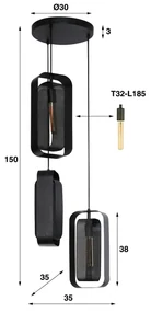 Trapse Hanglamp Van Metaal