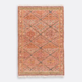 Kilim vloerkleed in jute en katoen, Saliha