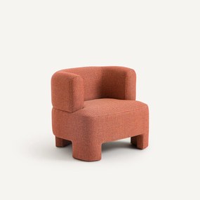 Kleine fauteuil in getextureerd polypropyleen Darrel