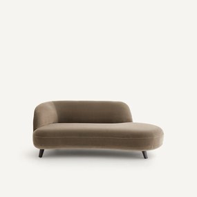 Slaapbank, fluweel, ROSEBURY, ontwerp Emmanuel Gallina