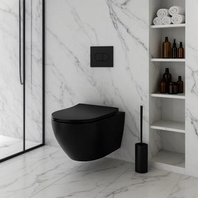 Hangtoilet Rea Carlo Mini Tornado NF BLACK MATT