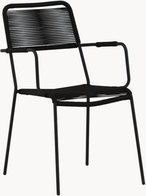 Stapelbare tuinstoelen Lindos met armleuningen, 2-delig