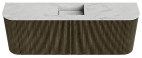 Mondiaz Joya DLux 115cm toiletmeubel ronding links/rechts shadow met wastafel faye midden zonder kraangat opalo