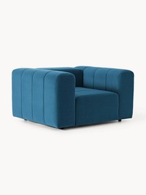 Fluwelen loungefauteuil Lena