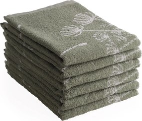 Keukendoek dandelion– 6 stuks – 50×50 – groen