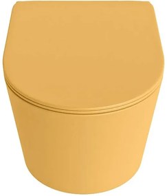 Mondiaz Lavie toiletpot randloos met softclose zitting ocher