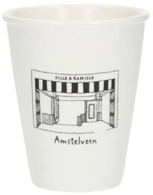 Gevel mok, Amstelveen, porselein, 200 ml