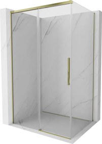 Mexen Rox douchecabine schuifbaar 150 x 90 cm, transparant, goud - 8C2-150-090-50-00