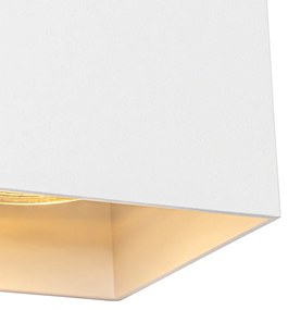 Design vierkante wandlamp wit - Sabbir Design GU10 Binnenverlichting Lamp