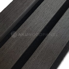 AkuPanel Zwart Eiken Hout sample