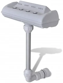 vidaXL Zwembad waterval fontein met LED