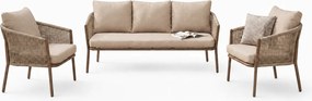 The Outsider Stoel-Bank - Loungeset -  Serre - Olefin - Bruin - The Outsider
